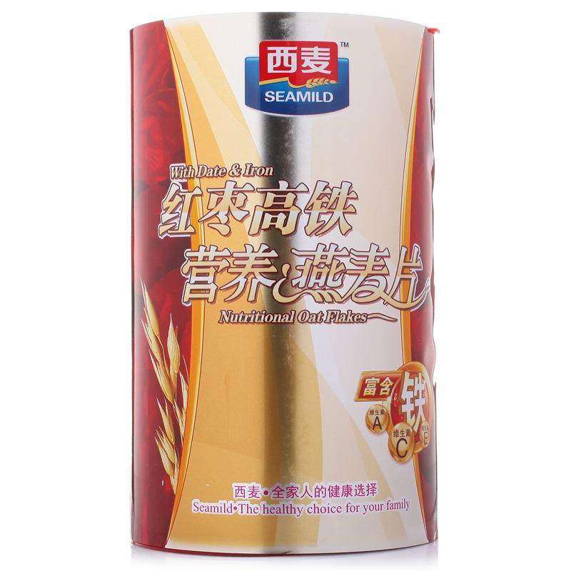 西麦红枣高铁燕麦片礼盒1050g谷物早餐营养代餐送礼佳品,淘宝优惠券,粉丝福利购,淘宝优惠卷