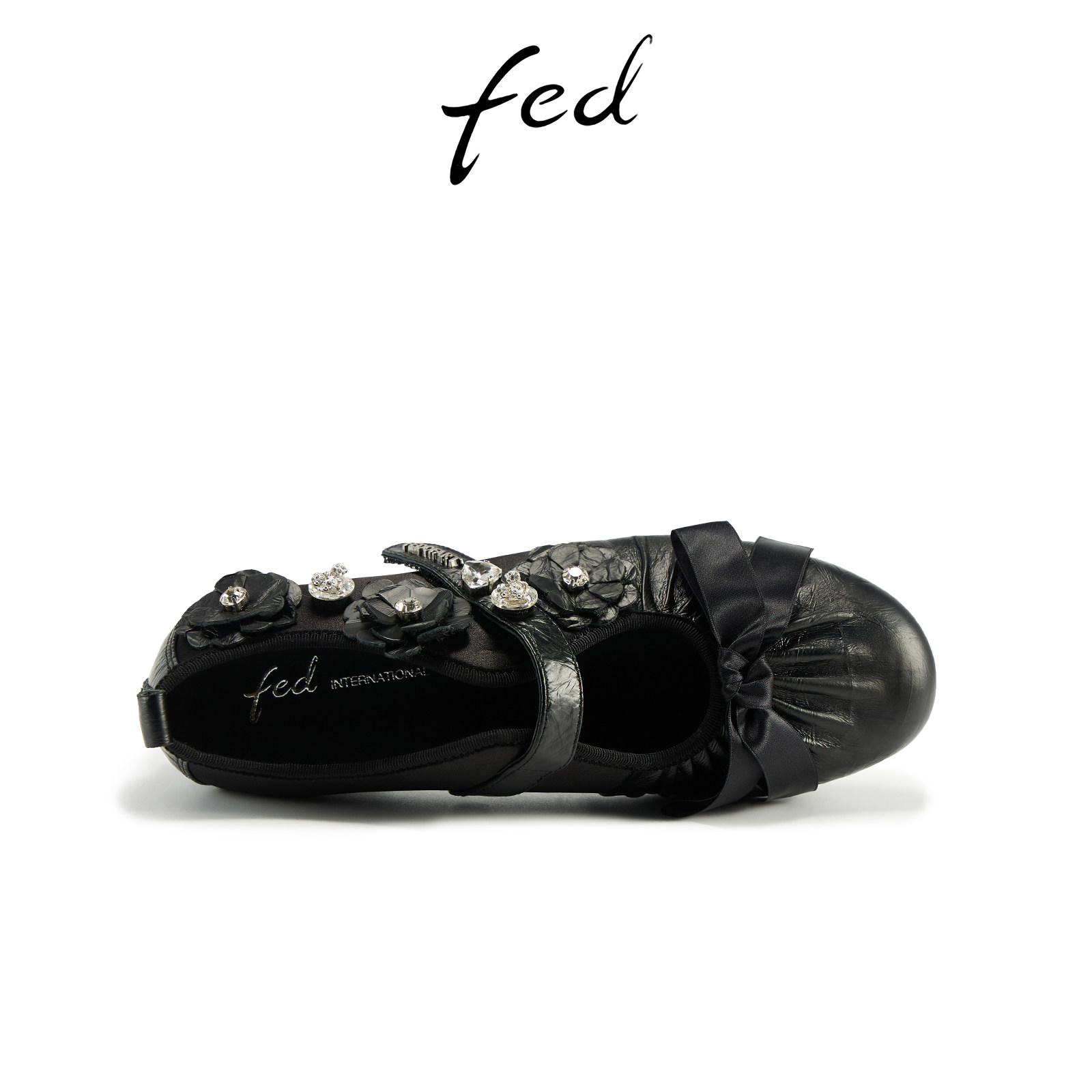 fed时尚玛丽珍鞋春季新款女鞋水钻芭蕾鞋浅口单鞋女款S1022-YA138,淘宝优惠券,粉丝福利购,淘宝优惠卷