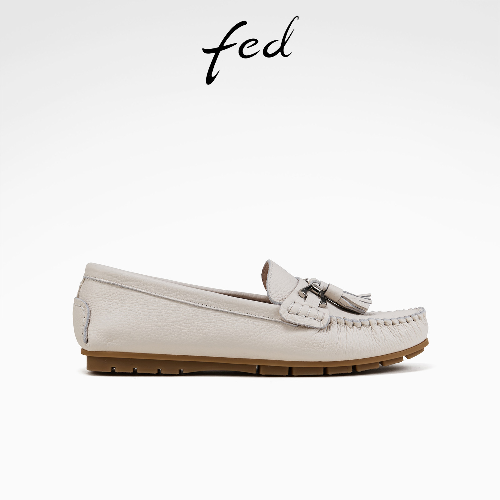 fed英伦风豆豆鞋春季新款女鞋流苏乐福鞋单鞋女款女S0225-YAB689,淘宝优惠券,粉丝福利购,淘宝优惠卷