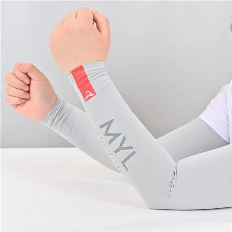 烧焊电焊工防烫伤袖套男款劳保防晒工作干活冰丝防晒袖套加大宽松 - 图1