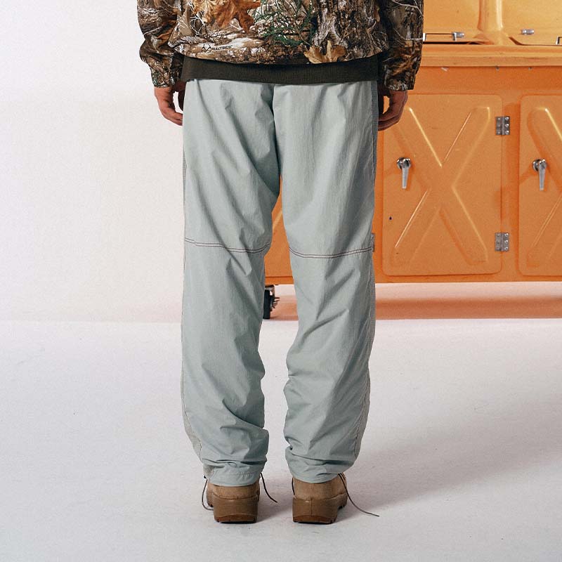 SCULPTOR户外运动褶皱长裤女春夏款轻薄直筒裤子 - 图3