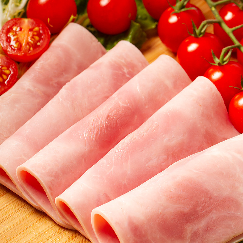 史蜜斯矩形美式火腿片220g每袋精选猪肉切片早餐即食培根三明治,淘宝优惠券,粉丝福利购,淘宝优惠卷