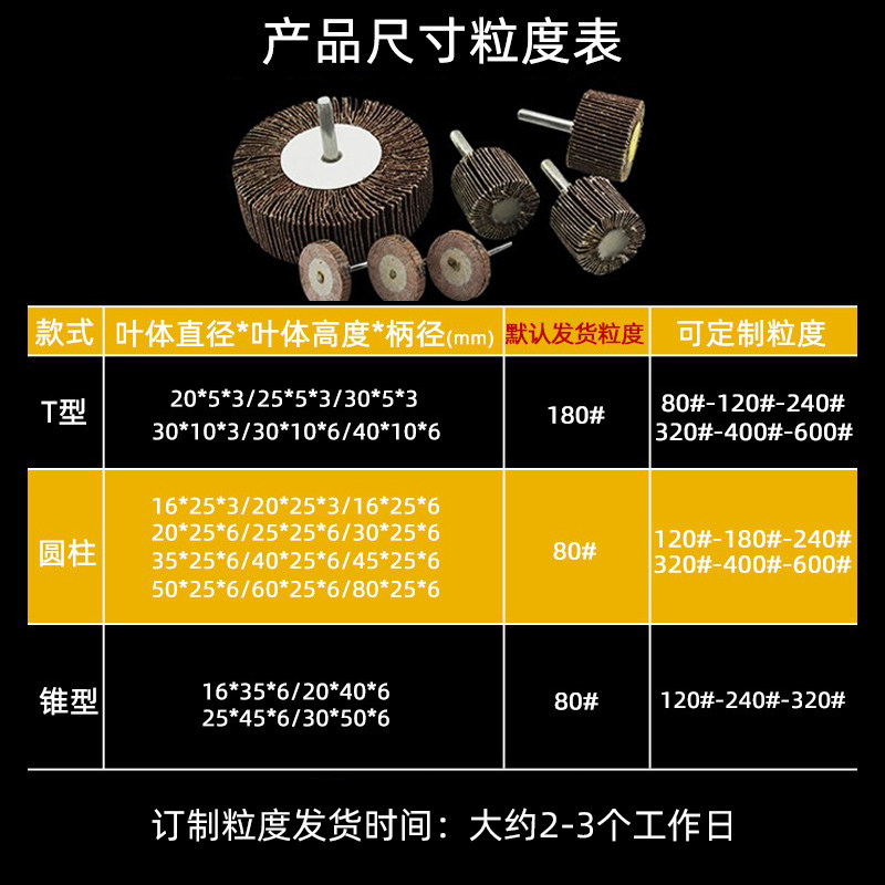 NHKING高速带柄百叶轮千叶轮不锈钢金属模具打磨抛光轮 厂家直销,淘宝优惠券,粉丝福利购,淘宝优惠卷