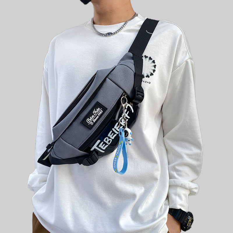 潮牌日系街头潮流运动款男士斜挎包 贝尔弗特男士包袋