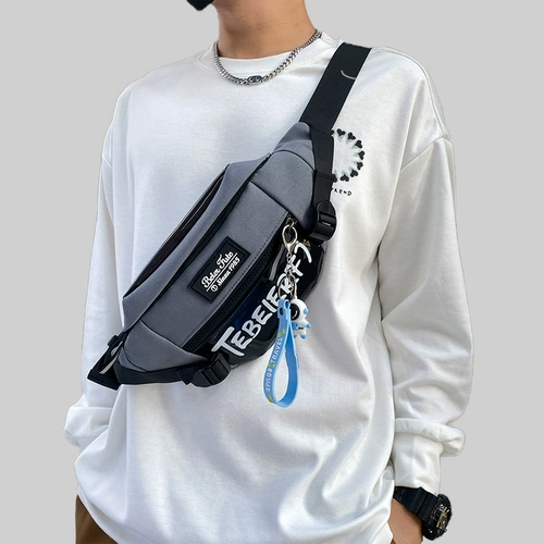 Японская сумка через плечо, мужская трендовая спортивная нагрудная сумка, поясная сумка для отдыха, сумка на одно плечо