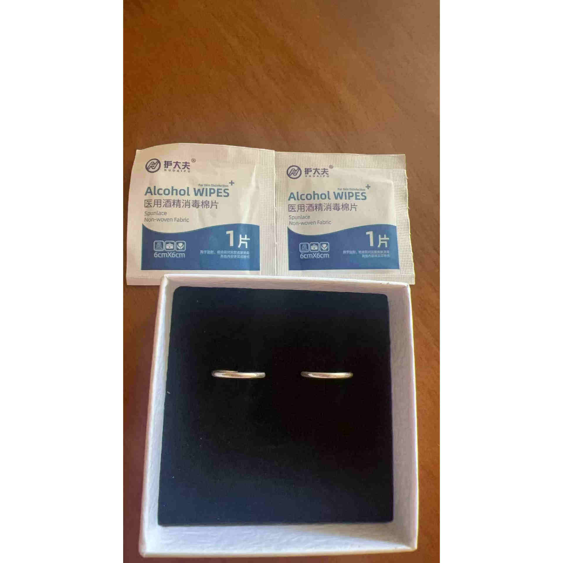 WF足银S9999银耳环光面素圈耳环耳圈耳饰抗过敏日常百搭女养耳洞,淘宝优惠券,粉丝福利购,淘宝优惠卷