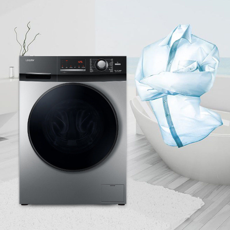 【送烤箱】海尔洗衣机10公斤统帅滚筒 海尔爱东东洗衣机