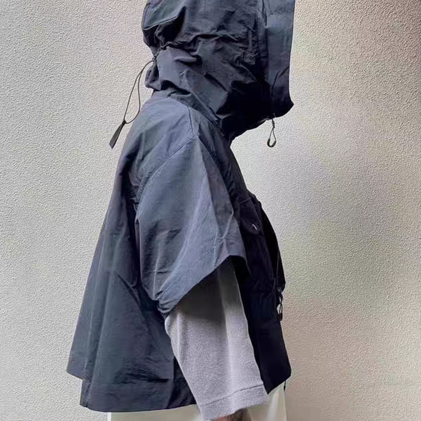 CMFY日系山系户外机能防风防水男女款叠穿半袖背心马甲外套,淘宝优惠券,粉丝福利购,淘宝优惠卷