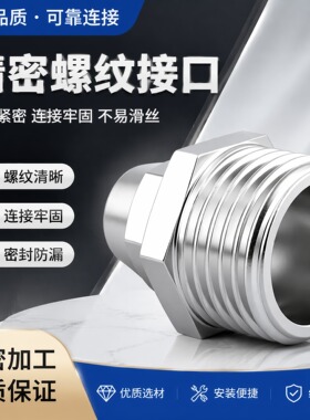 左圆右方黄铜电镀净水器接头