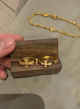 中古十字架戒指女2025年新款