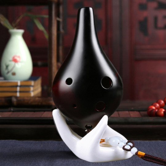 陶笛6孔初学者中音ac调小学生六孔陶瓷笛小乐器入门儿童树脂陶埙