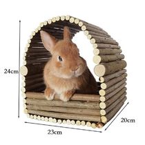 Wood Hideout Extra Large House Tunnel Ramp Bridge Tube