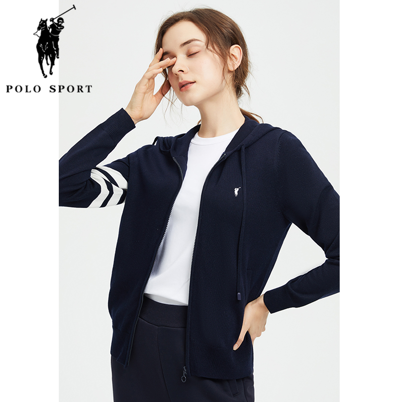 polo sport女装针织2022春季开衫 polosport锦硕毛针织衫