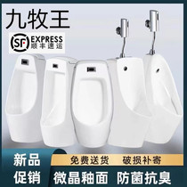 Home Hanging Wall Type Floor Induction Urinal Ceramic Small Poop Male Adult Vertical Urinal children urinating trough