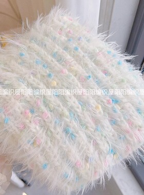 手混线diy围巾材料包棒针