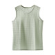 Fenton Men's Ice Silk Cool Vest Summer Small Mesh Breathable sleeveless Outer Wear Loose Breathable Sports Home Clothing