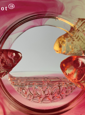 tittot琉园琉璃鱼摆件