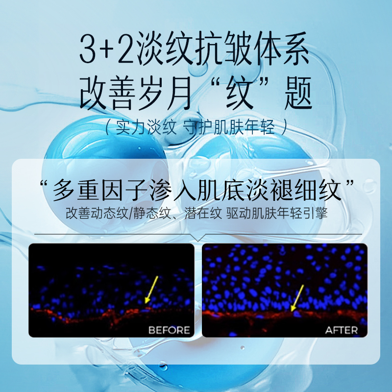 男士青春肌源淡纹霜补水滋润提拉紧致淡纹去纹抗老化男