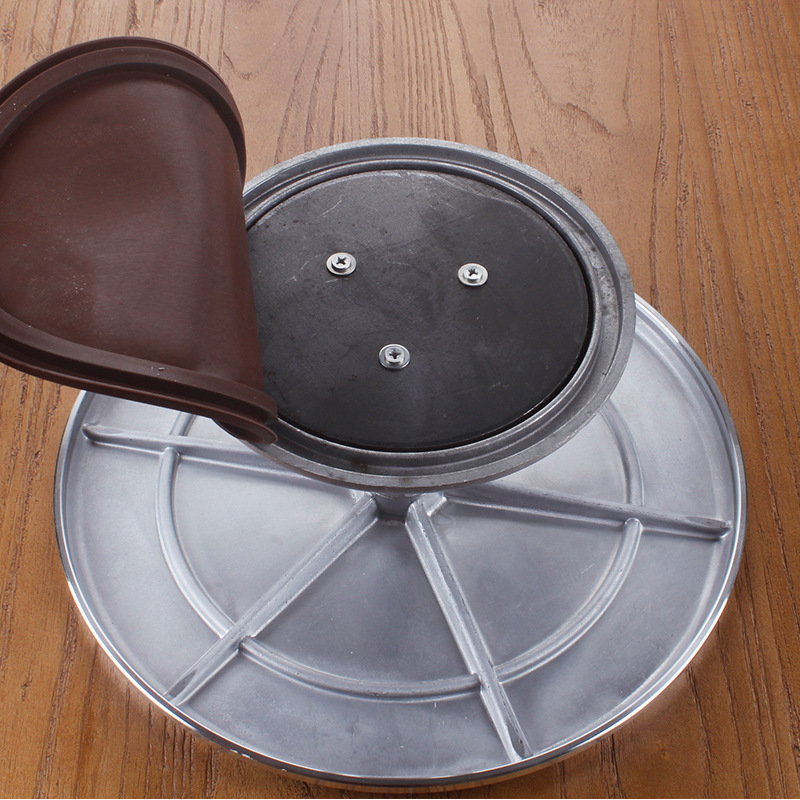 法焙屋12寸铝合金蛋糕转盘裱花台陶泥旋转盘奶油裱花转台烘焙工具