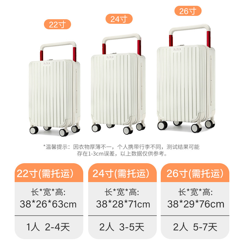 大嘴猴中置宽拉杆女大容量男拉杆箱 大嘴猴箱包旅行箱