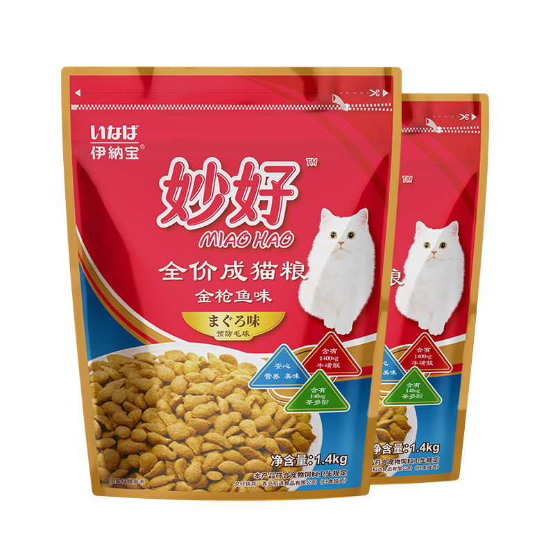 伊纳宝ciao全价成年猫猫粮妙好猫干粮营养成猫粮鸡肉主食通用包邮