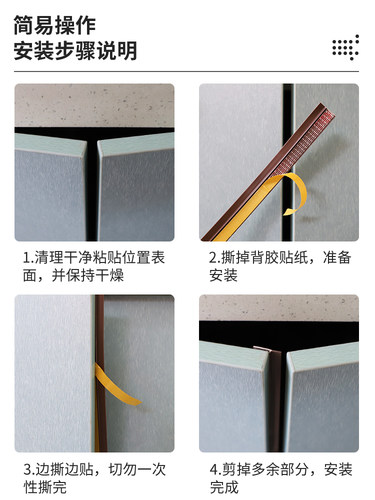 晴窗衣柜门密封条对开橱柜玻璃展示柜书柜门缝防尘挡风自粘缝隙贴 - 图2