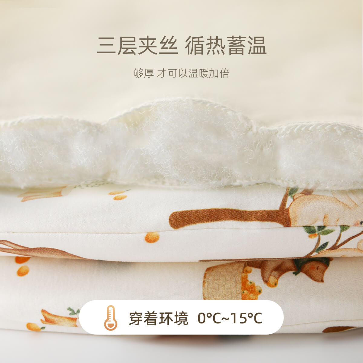 LEMISHUE乐咪鼠宝宝棉服冬季保暖和尚服新生儿棉衣婴儿冬款连体衣