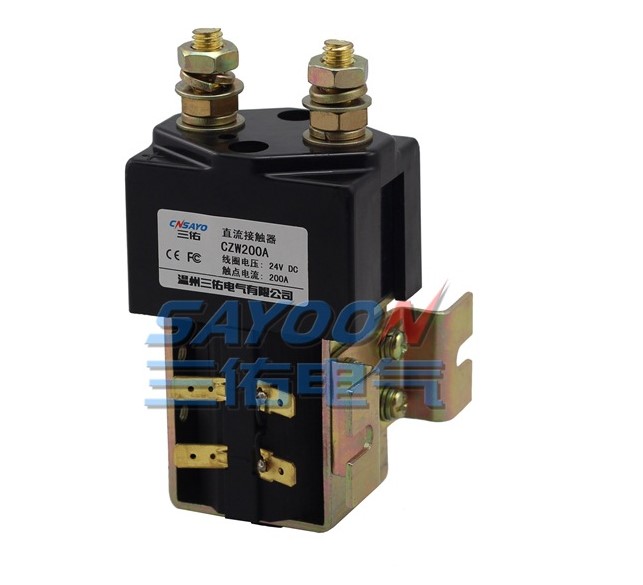 CZW50A ZJW-100A 200A 300A 400A三佑直流接触器DC12V 24V 48V60V - 图0