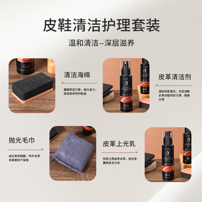 真皮黑色皮夹克油上光清洗剂皮革皮具清洁护理液皮衣油护理保养油 - 图2