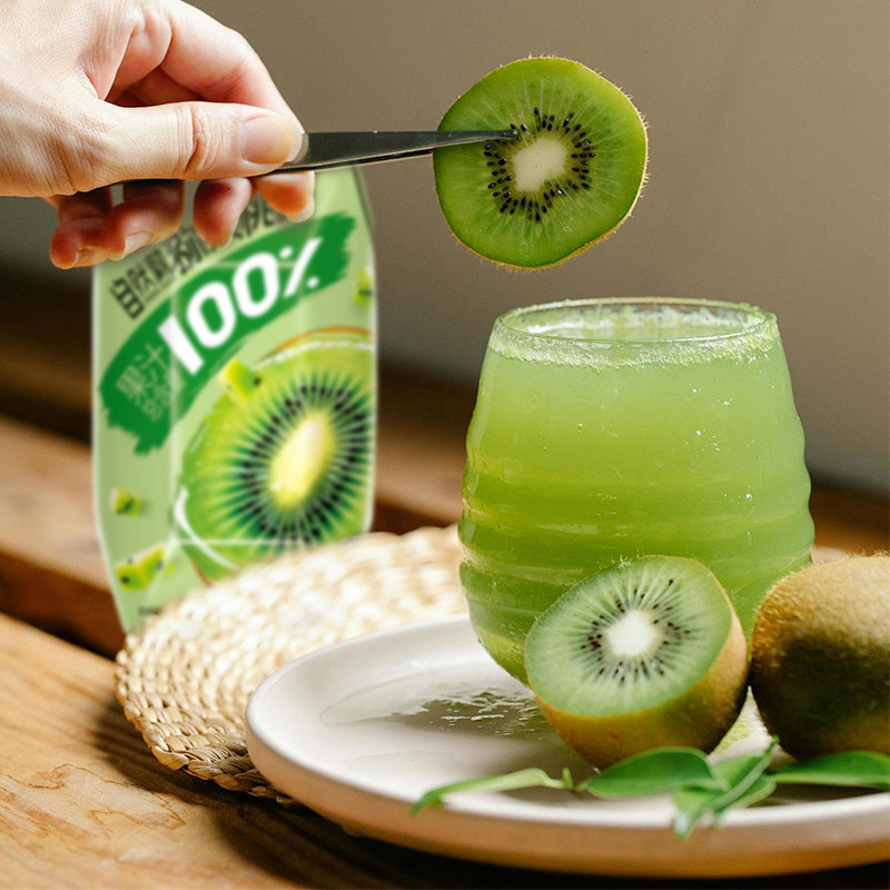 卡波特果园自然熟猕猴桃汁100%果汁猕猴桃含NFC果汁饮料210ml*12