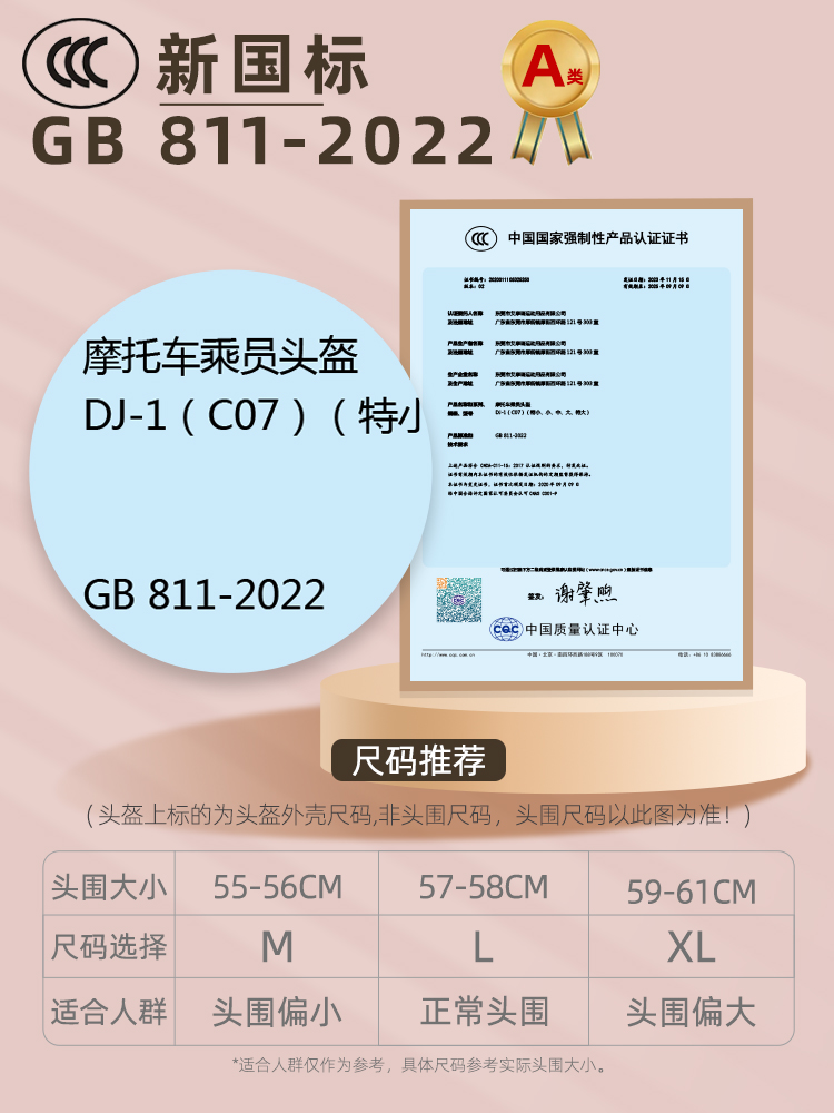 NUH新国标3C认证电动电瓶车头盔摩托男复古全盔女四季通用安全帽 - 图2