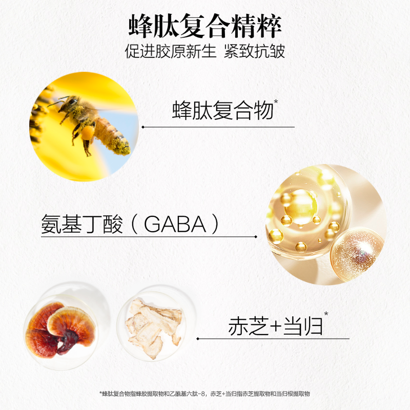 WEI蔚蓝之美蜂肽紧致抗皱淡纹涂抹面膜抗初老补水熬夜急救泥膜