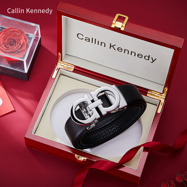 CallinKennedy belt men's genuine leather