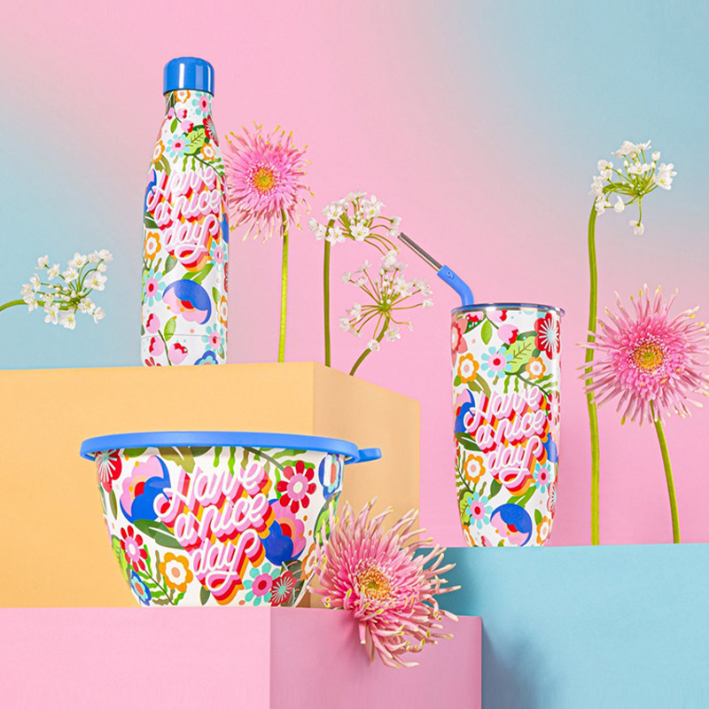 Swell保温杯2025新款便携大容量水杯高颜值男女生高端联名吸管杯 - 图1