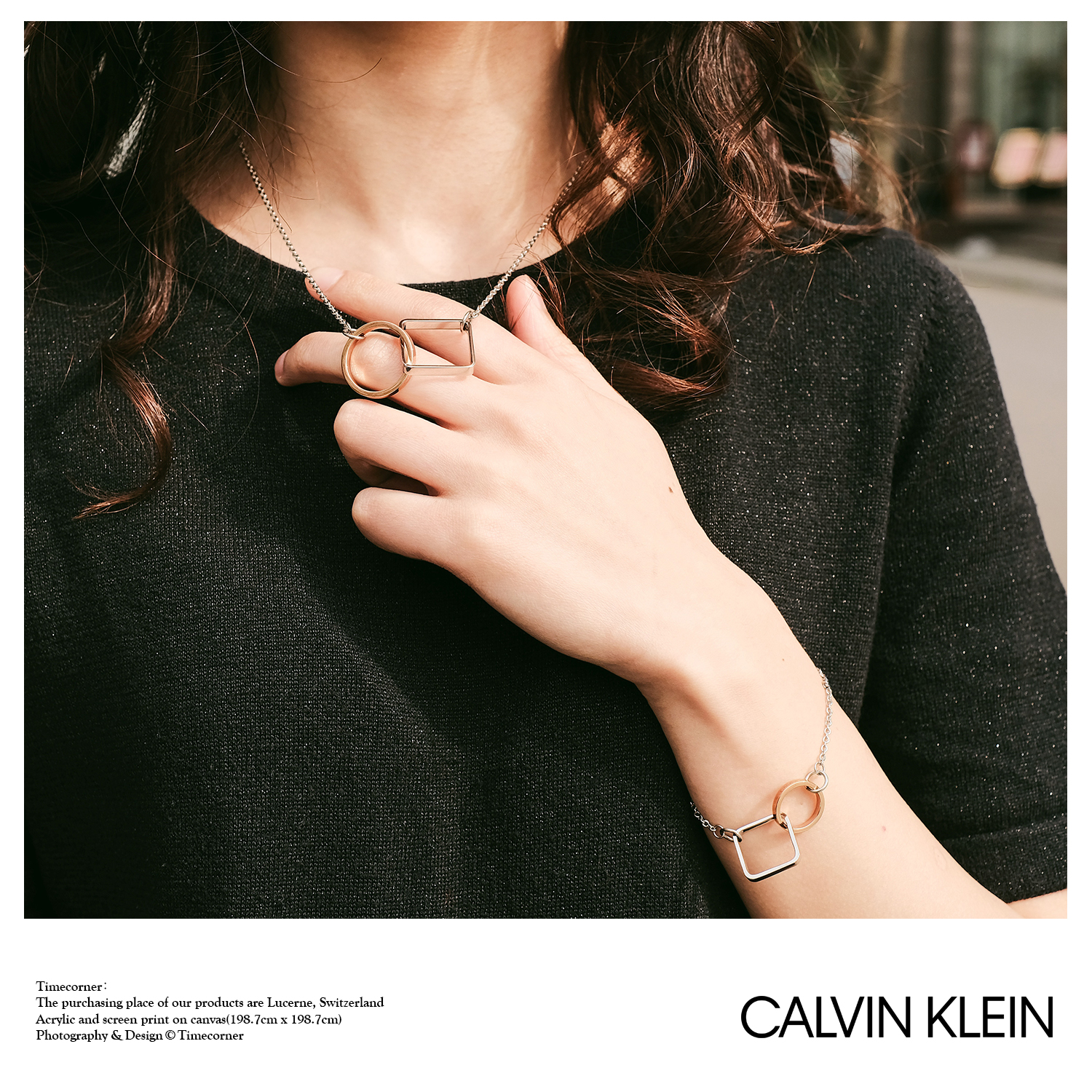 BRACELET- 2016 CALVIN KLEIN WONDER KJ4VPB2001- CK方圆手链-图2