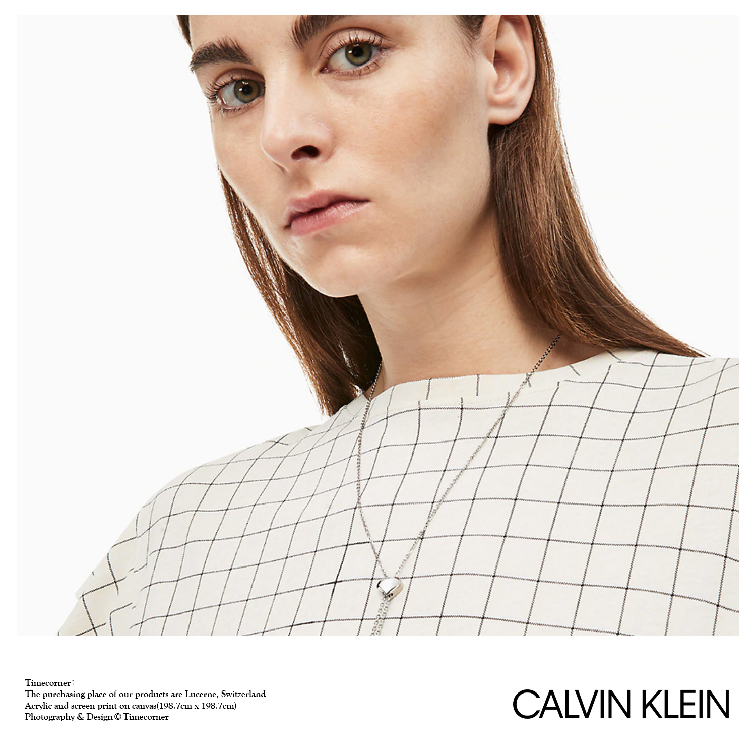 NECKLACE- 2019 CALVIN KLEIN SIDE KJ5QPN1003- CK爱心桃项链-图2