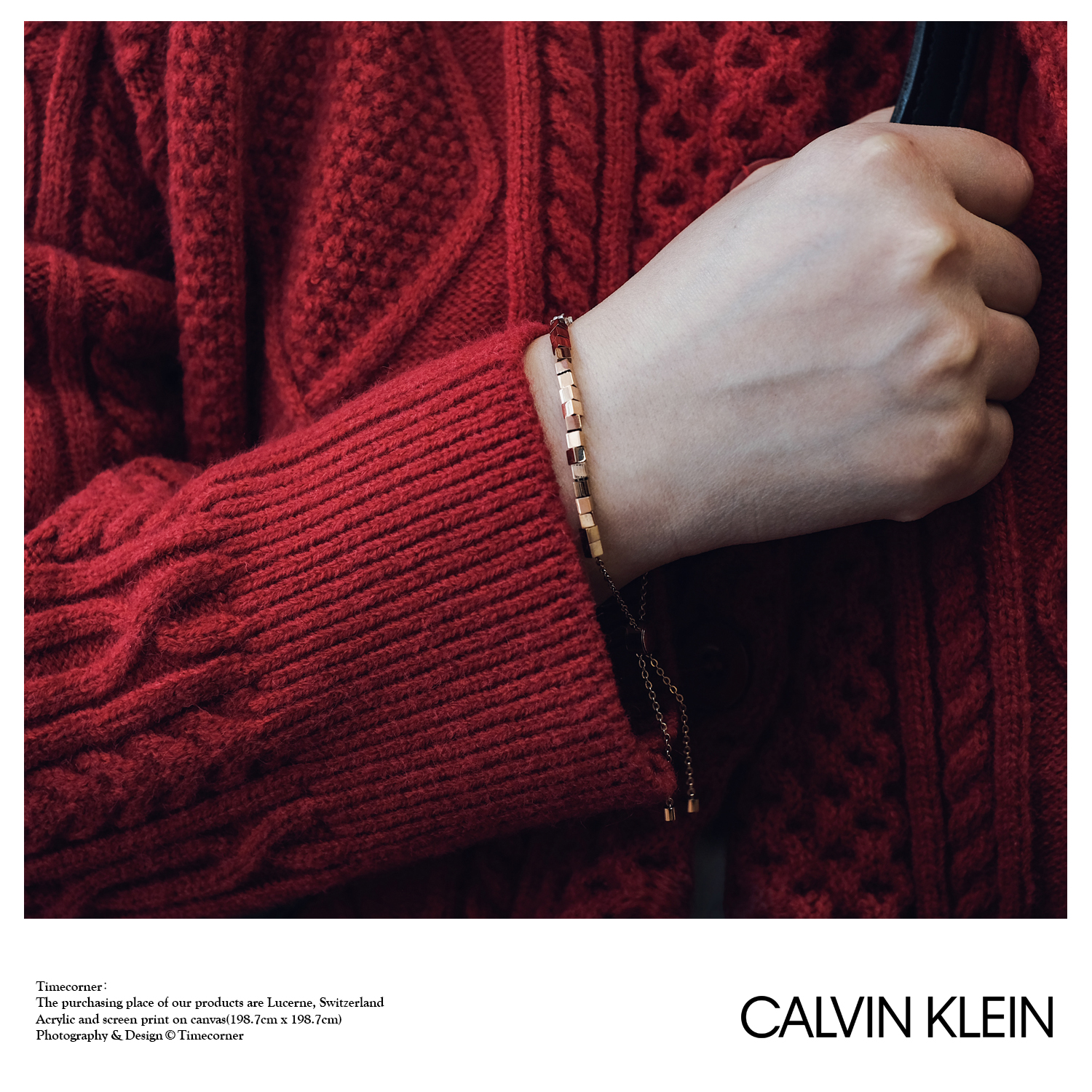 BRACELET- 2019 CALVIN KLEIN TUNE KJ9MPB1401- CK小立方手链-图0