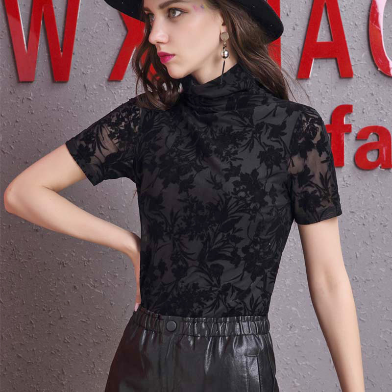 清丹杨欧货秋装新款植绒中袖打底衫 清丹杨T恤