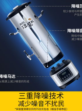 荣事达全自动现磨豆浆机细腻免滤