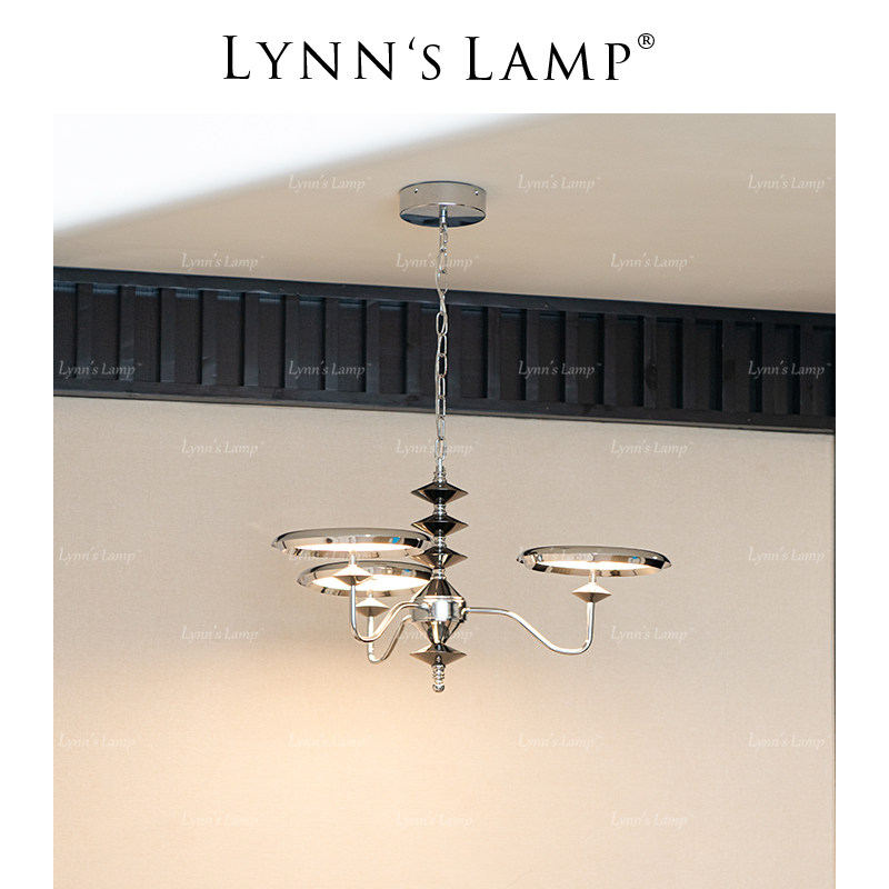 Lynn's立意 包豪斯客厅吊灯 护眼中古风大厅卧室飞碟全光谱书房灯,淘宝优惠券,粉丝福利购,淘宝优惠卷