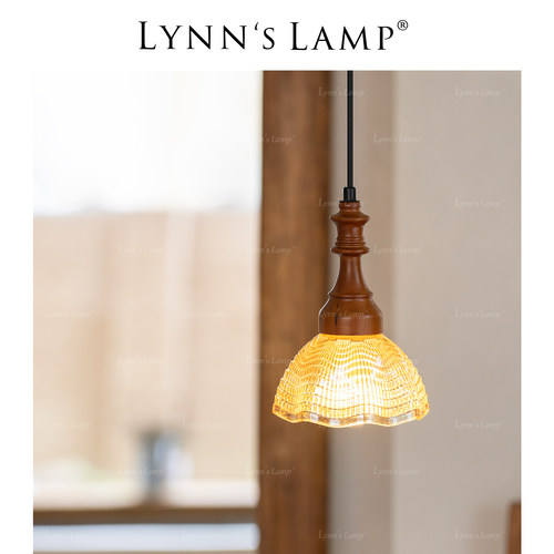 Lynn's立意 法式床头吊灯 卧室高级感浪漫玄关飘窗装饰阳台吊线灯 - 图2