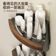 Bathroom triangular storage rack