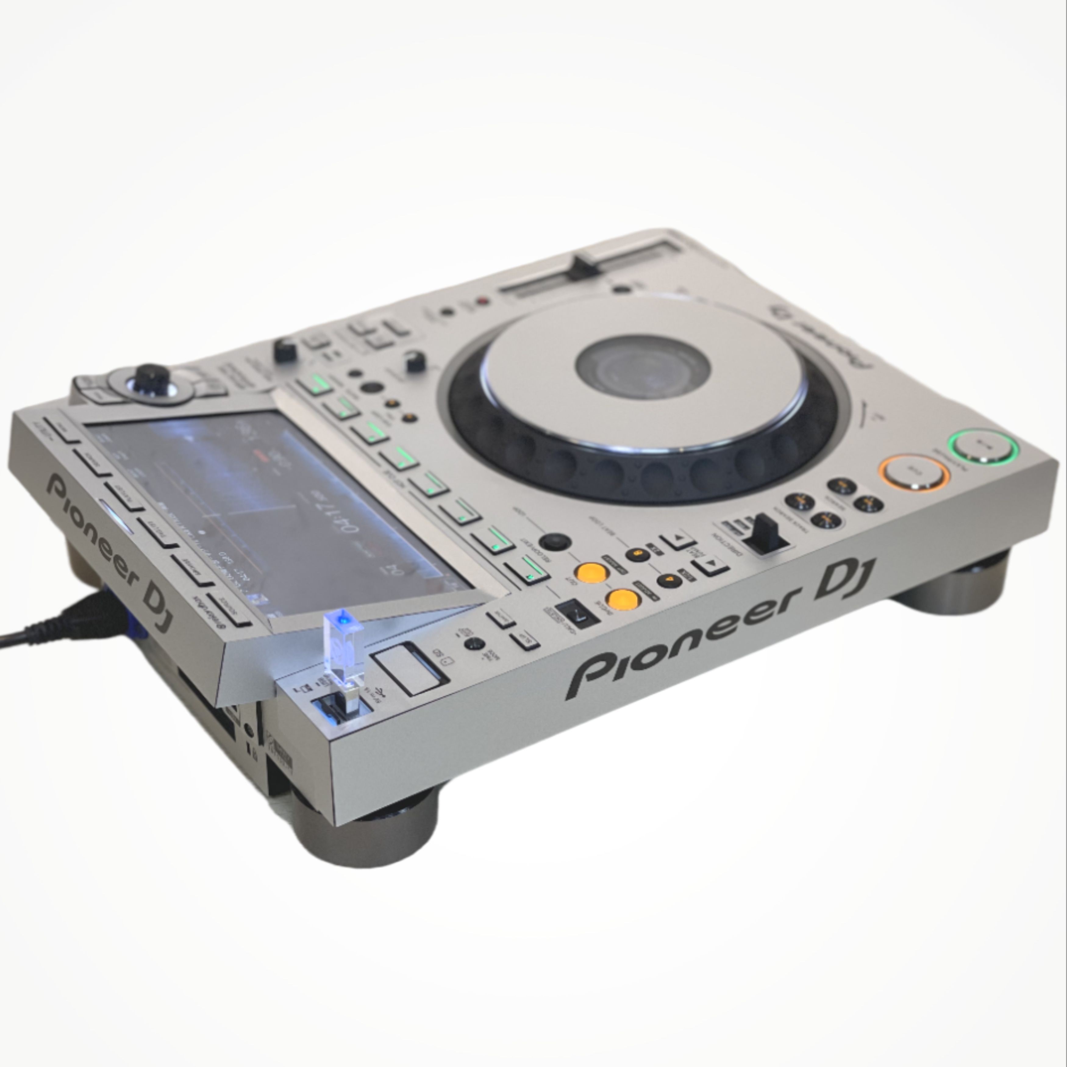 Pioneer先锋CDJ3000打碟机贴膜PC进口银色全保护外部面板贴纸现货 - 图3