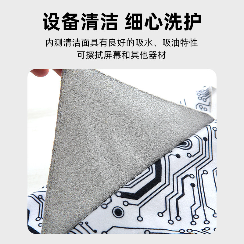 行涉 百贴布相机内胆包 自粘魔术百折布微单单反镜头包裹布袋收纳保护布ipad手机平板电脑适用佳能富士相机包