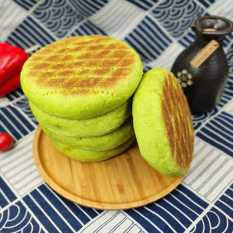 甘肃特产馍馍绿豆饼香豆烤饼手工农家营养早餐特色小吃好吃的美食 - 图2