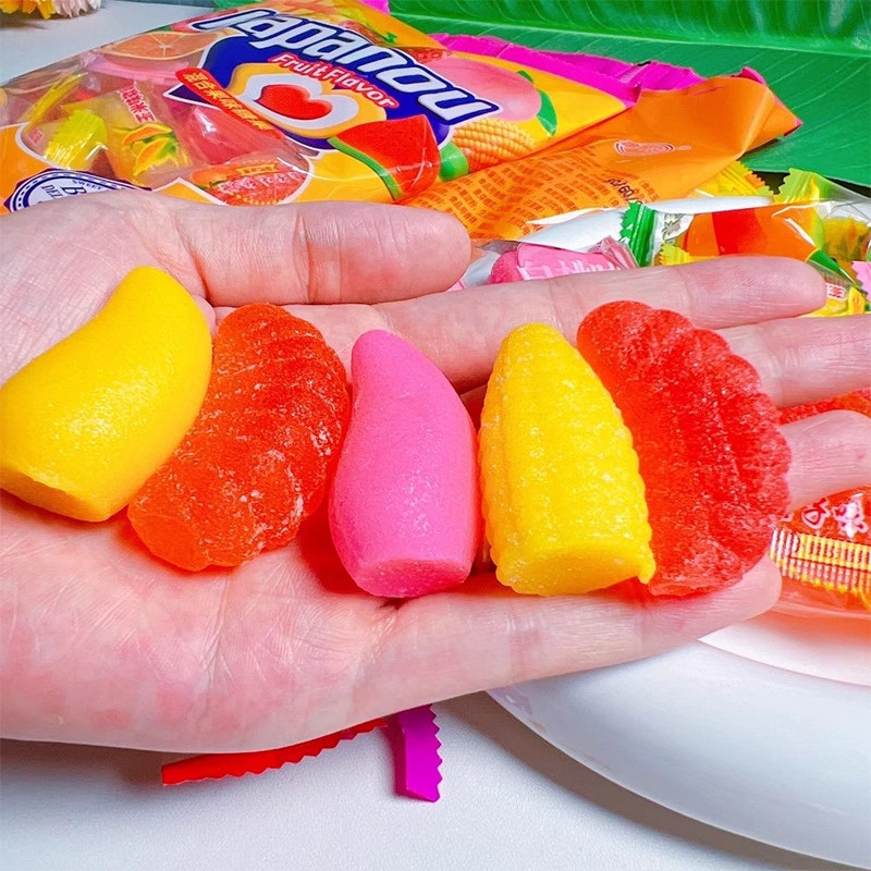 混合水果味软糖喜糖玉米橘子芒果西瓜白桃味儿童零食独立包装年货,淘宝优惠券,粉丝福利购,淘宝优惠卷