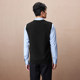 Heilan House light business soft knitted vest for men