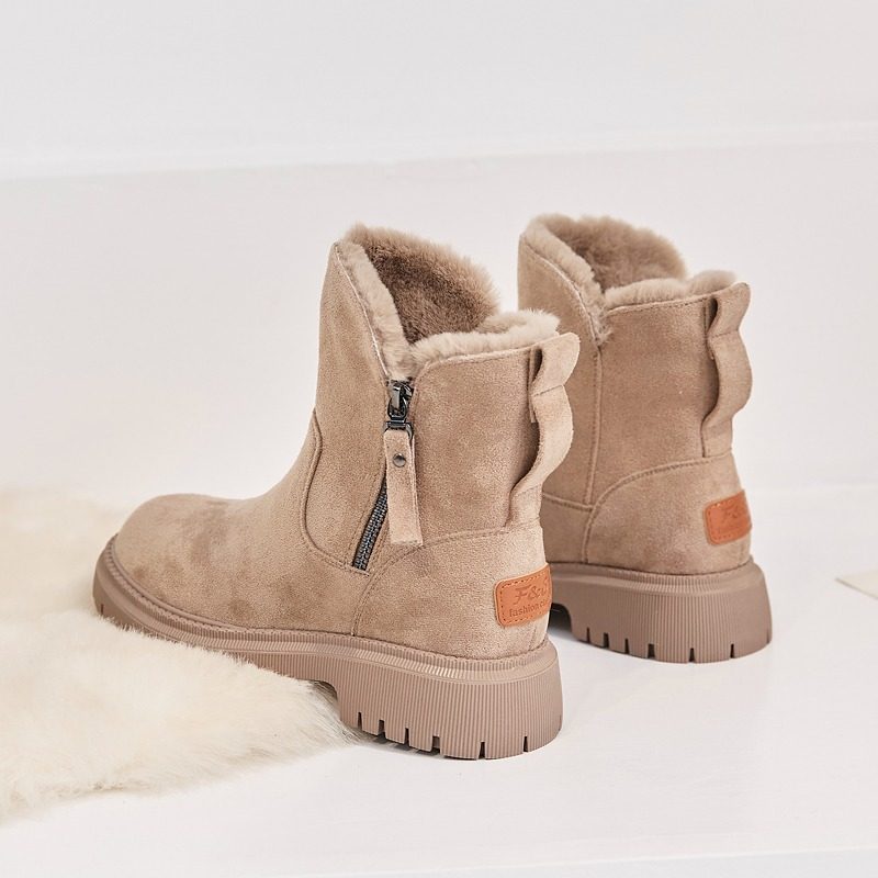 东北雪地靴女2023新款冬季加绒马丁靴加厚保暖防滑棉鞋大码41一43,淘宝优惠券,粉丝福利购,淘宝优惠卷