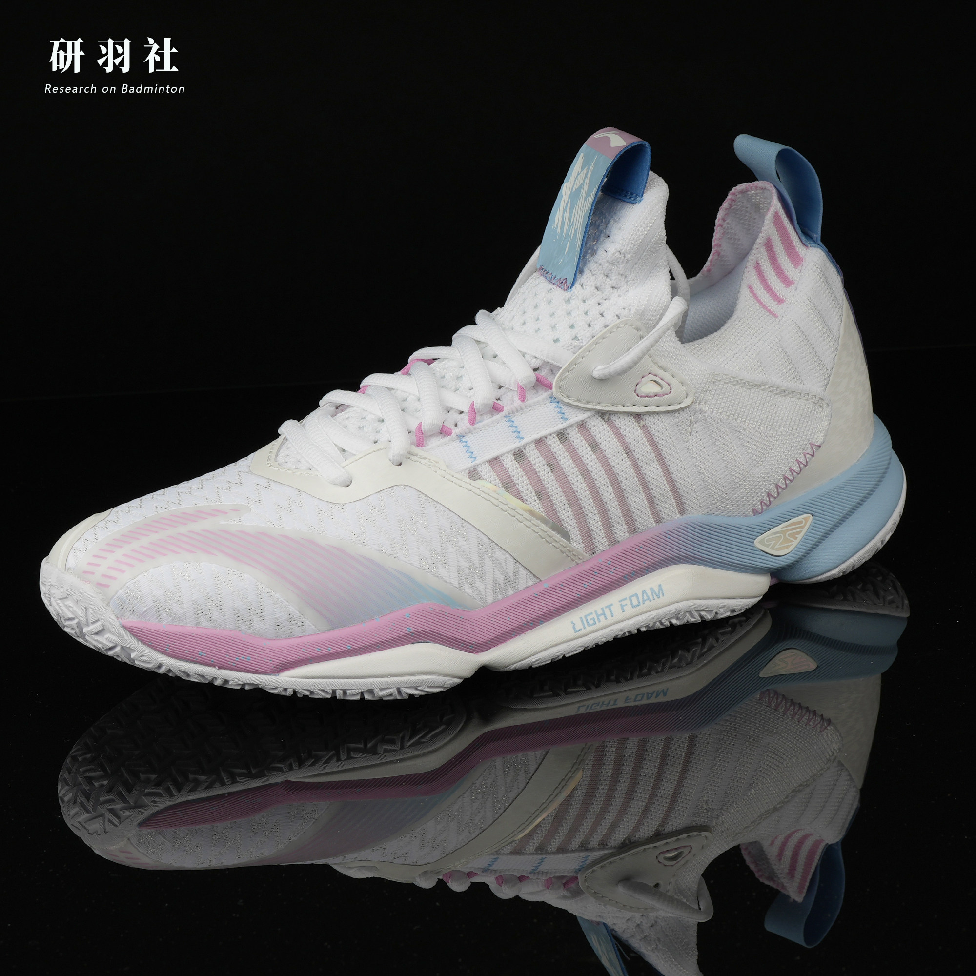 LINING李宁 突袭4羽毛球鞋棉花糖AYAR01新款专业保突袭IV羽毛球鞋,淘宝优惠券,粉丝福利购,淘宝优惠卷