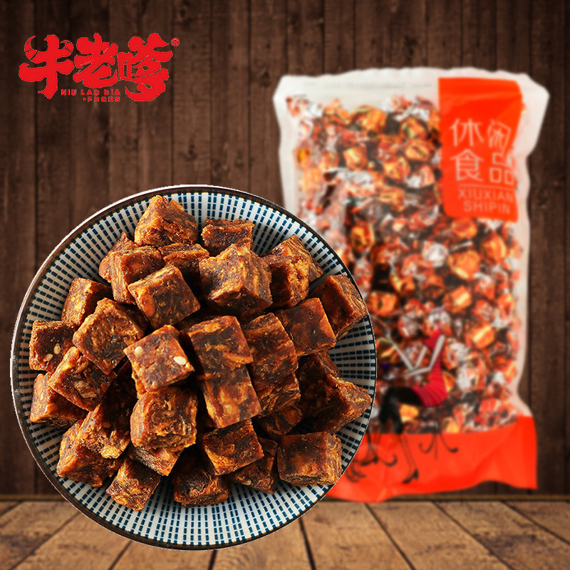 牛老嗲牛肉粒糖果装香辣味牛肉干 牛老嗲牛肉类